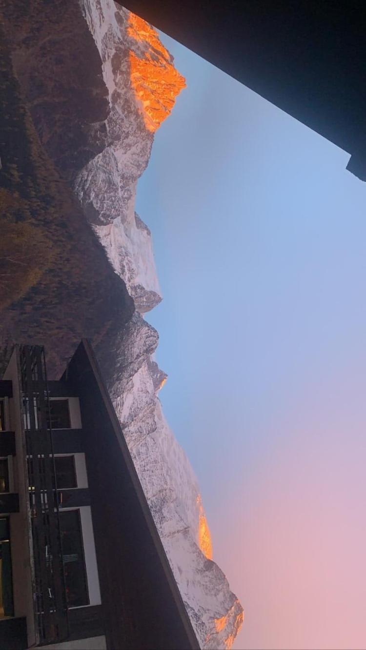 Les Dryades - Renove - Balcon Avec Vue Mt Blanc Les Houches Exterior foto